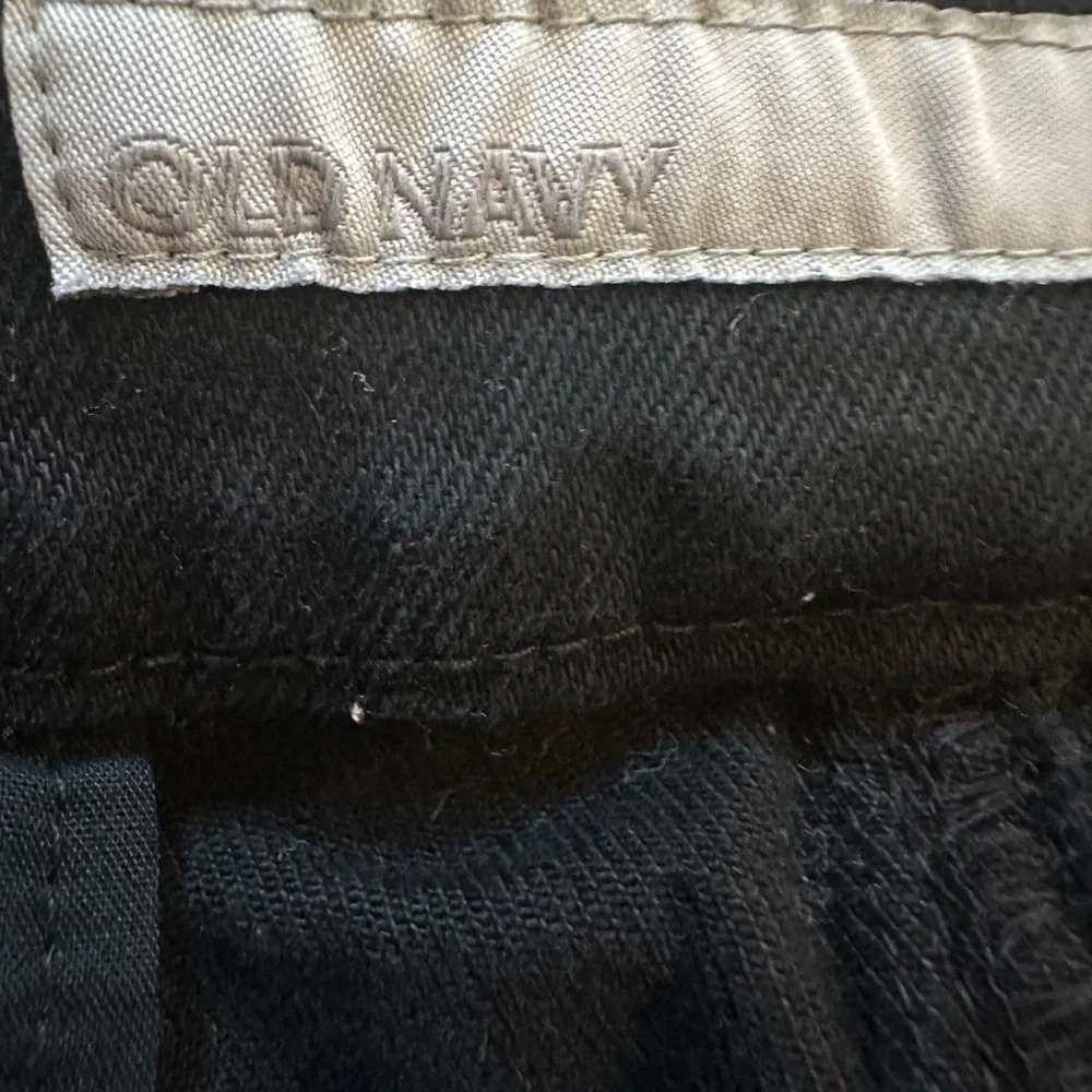 Old Navy Dark Wash Denim Skirt Pockets Casual Everyday Classic Staple - Picture 4 of 6